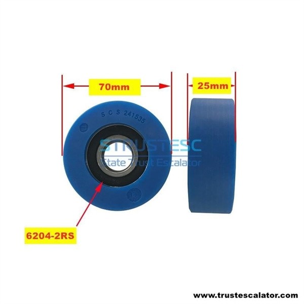 SCS241535 SWE SW Escalator Step Roller 70x25x6204 