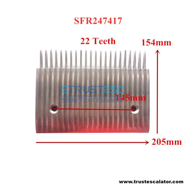 SFR247416 SFR247417 DAW-A305004N Escalator Comb Use for 9500  