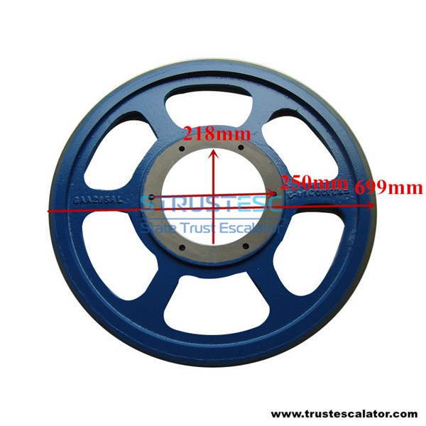 Travelator Traction Sheave GAA265AT1 GAA265AL OD699mm ID218mm Use for Otis 606NCT 