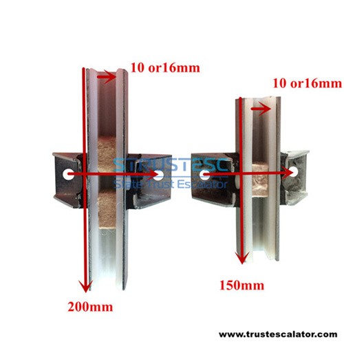 XAA237J1 Elevator Guide Shoe 150x10mm 200x16mm Use for Otis 