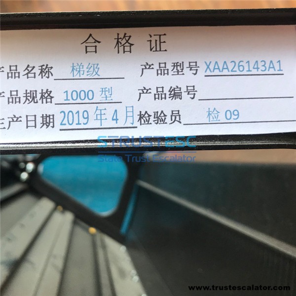 XAA26143A1 Escalator Step Stainless Steel L1000mm Use for XIZI-OTIS