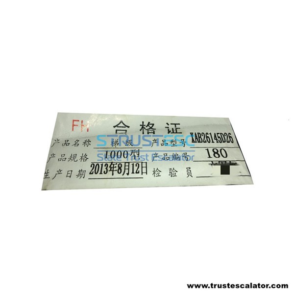 XAA26145M13 Escalator Step Stainless Steel 800mm/1000mm Use for XIZI-OTIS