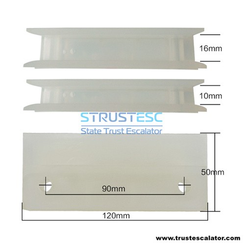 XAA280S1/XAA380S2 Lift Guide Shoe Insert Length 120mm Groove Width 10/16mm