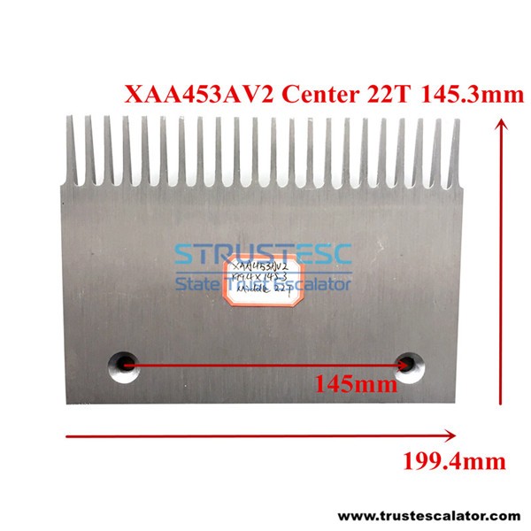XAA453AV2 Travelator Comb Plate CTR 22T Use for Otis 
