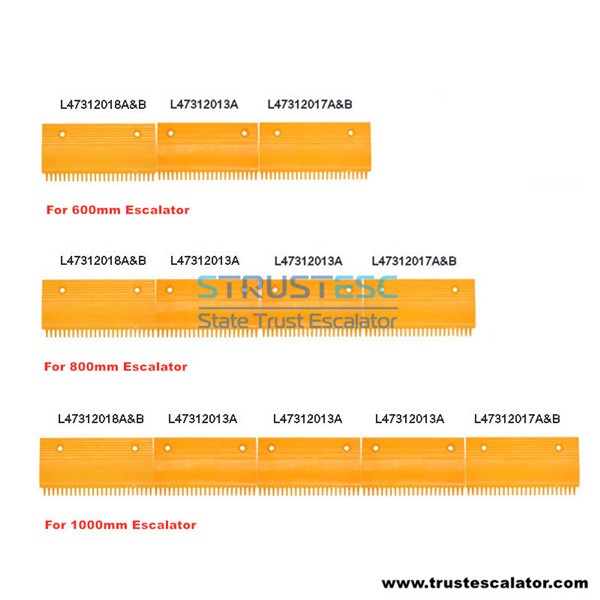 XAA453C1/2/3 L57312013 L47312017A&B L47312018A&B Escalator Plastic Comb Use for XIZIOTIS