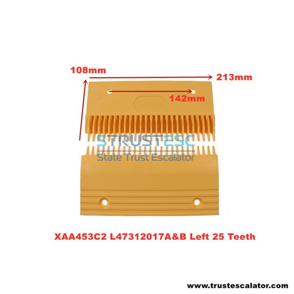XAA453C1/2/3 L57312013 L47312017A&B L47312018A&B Escalator Plastic Comb Use for XIZIOTIS