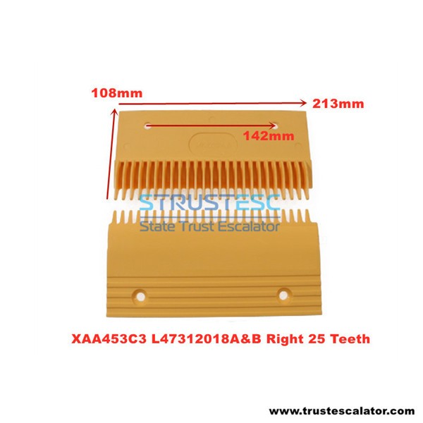 XAA453C1/2/3 L57312013 L47312017A&B L47312018A&B Escalator Plastic Comb Use for XIZIOTIS