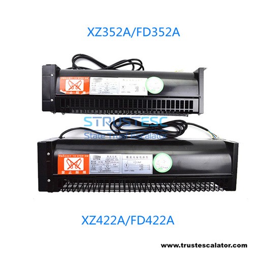 XZ352A/FD352A XZ422A/FD422A Elevator cross flow fan 