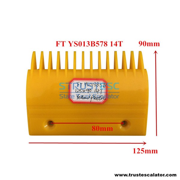 YS013B578 HS013B578 FT Yellow Plastic Comb Use for Mitsubishi  