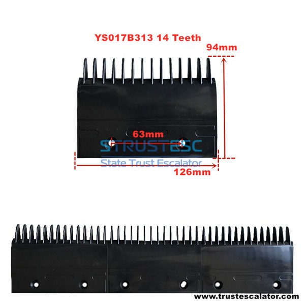 YS017B313/HS017B313 Escalator Plastic Comb Use for Mitsubishi