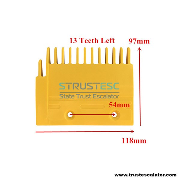 YS125B688 Escalator Comb LHS 13T Use for Mitsubishi 