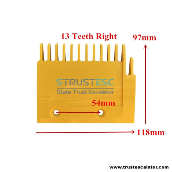 YS125B688 Escalator Comb RHS 13T Use for Mitsubishi 